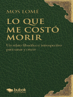 cover image of Lo que me costó morir